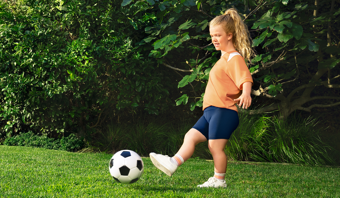 YUVIWEL patient playing soccer